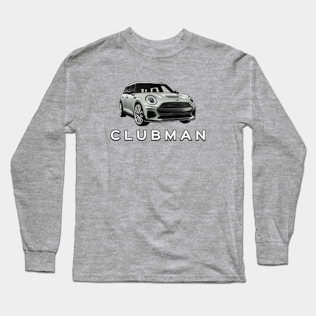 MINI Cooper Clubman Version 2 Long Sleeve T-Shirt by CarTeeExclusives